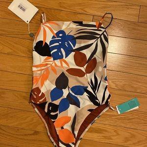 Seafolly Australia one piece bathing suit multicolor NEW with tags